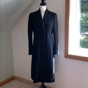 Long Black Wool Coat
